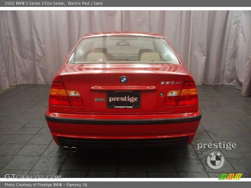 Electric Red / Sand 2002 BMW 3 Series 330xi Sedan