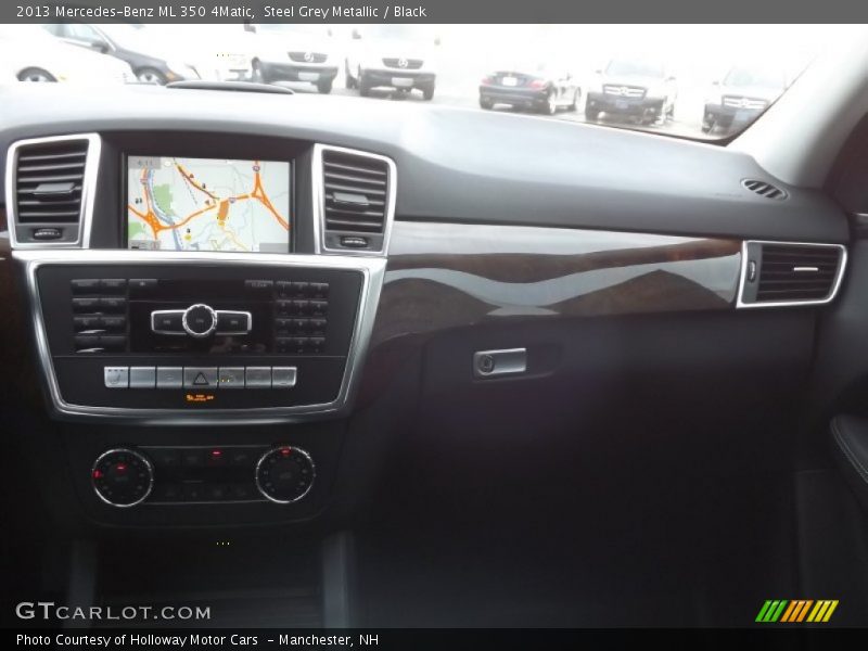 Steel Grey Metallic / Black 2013 Mercedes-Benz ML 350 4Matic
