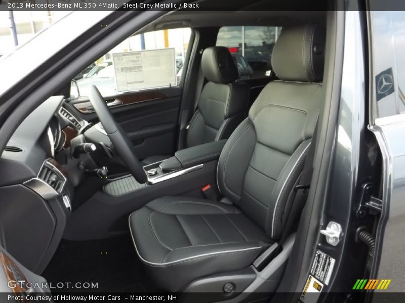 Steel Grey Metallic / Black 2013 Mercedes-Benz ML 350 4Matic
