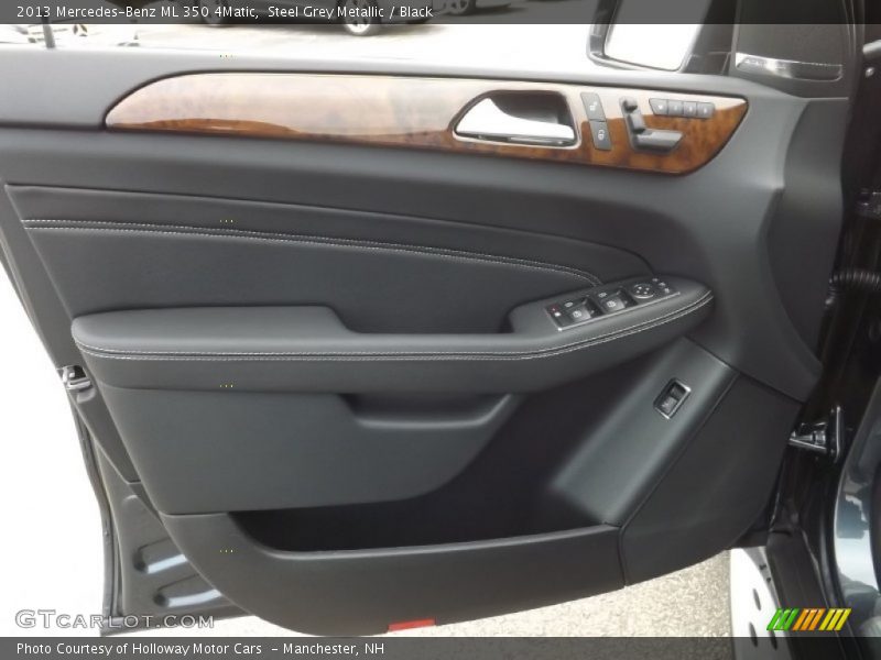 Steel Grey Metallic / Black 2013 Mercedes-Benz ML 350 4Matic