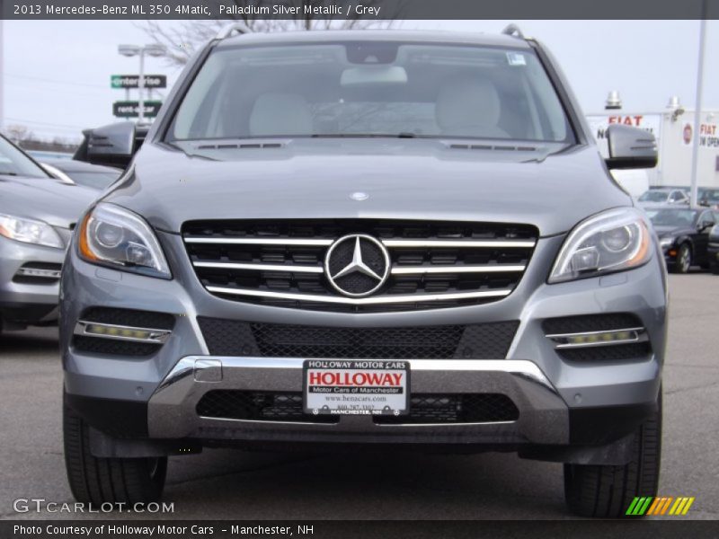 Palladium Silver Metallic / Grey 2013 Mercedes-Benz ML 350 4Matic
