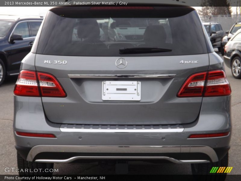 Palladium Silver Metallic / Grey 2013 Mercedes-Benz ML 350 4Matic