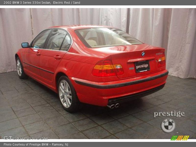 Electric Red / Sand 2002 BMW 3 Series 330xi Sedan