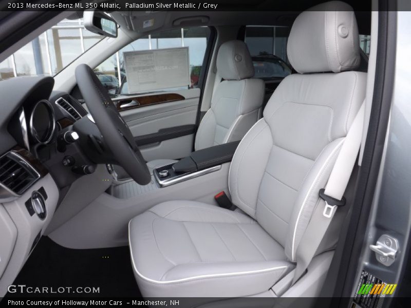 Palladium Silver Metallic / Grey 2013 Mercedes-Benz ML 350 4Matic