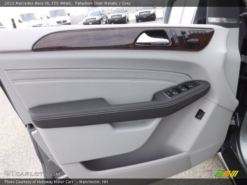 Palladium Silver Metallic / Grey 2013 Mercedes-Benz ML 350 4Matic