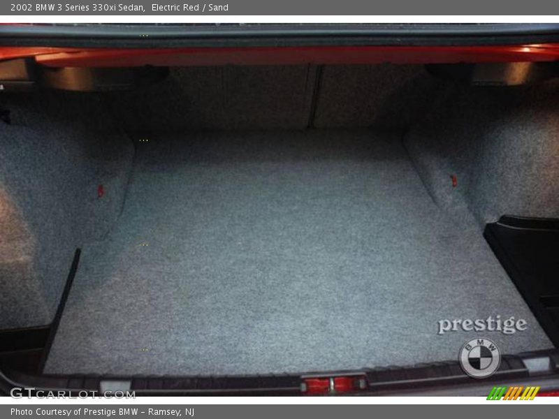 Electric Red / Sand 2002 BMW 3 Series 330xi Sedan