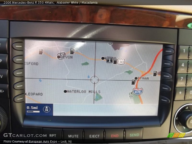 Navigation of 2006 R 350 4Matic