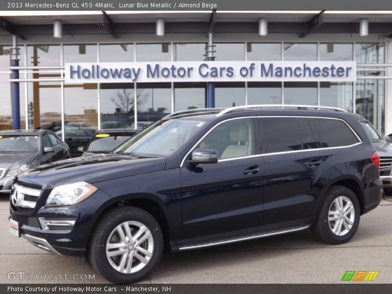 Lunar Blue Metallic / Almond Beige 2013 Mercedes-Benz GL 450 4Matic