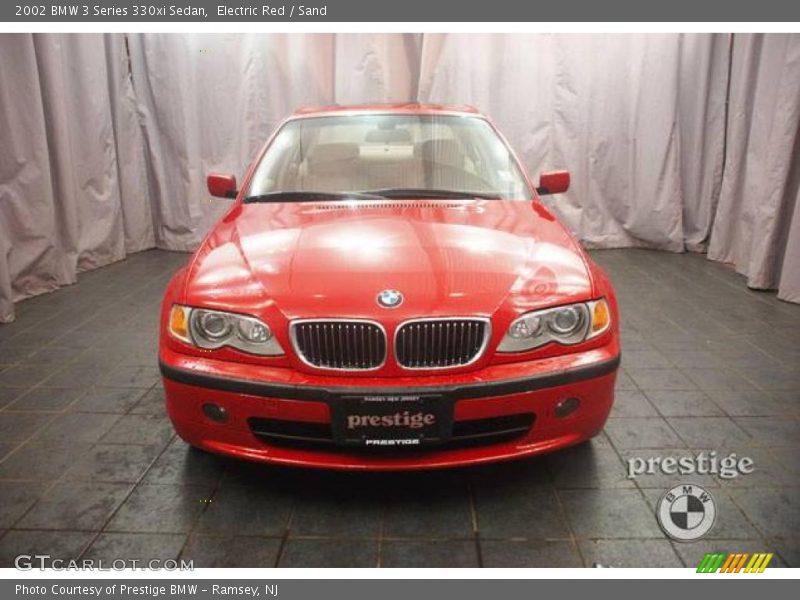 Electric Red / Sand 2002 BMW 3 Series 330xi Sedan