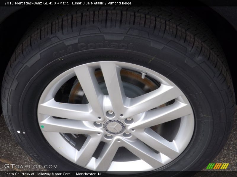 Lunar Blue Metallic / Almond Beige 2013 Mercedes-Benz GL 450 4Matic