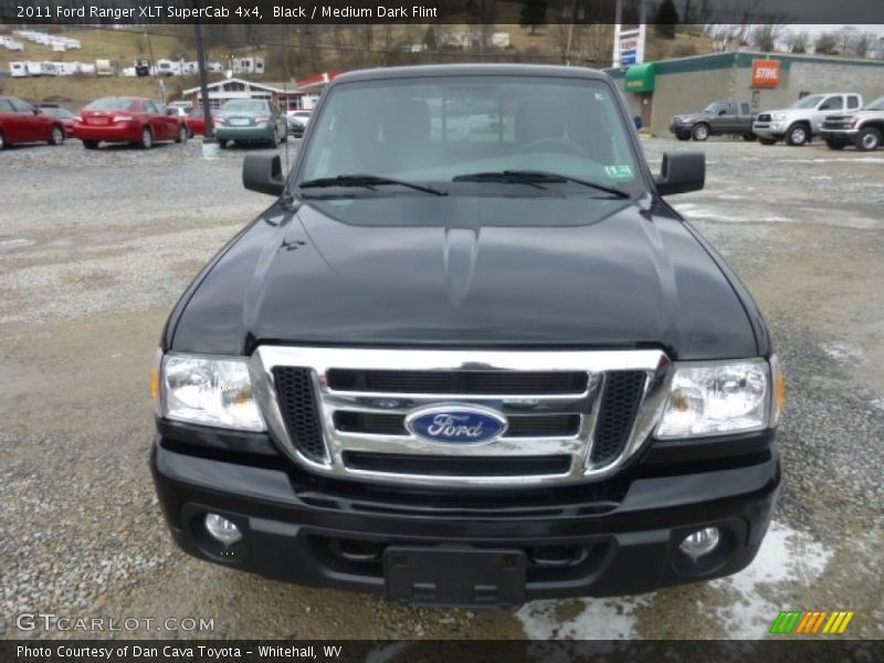 Black / Medium Dark Flint 2011 Ford Ranger XLT SuperCab 4x4