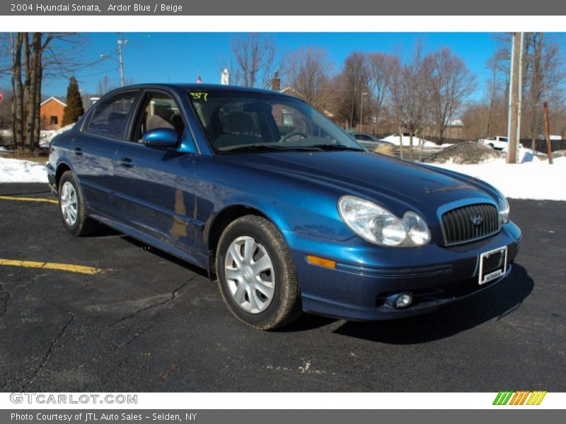 Ardor Blue / Beige 2004 Hyundai Sonata