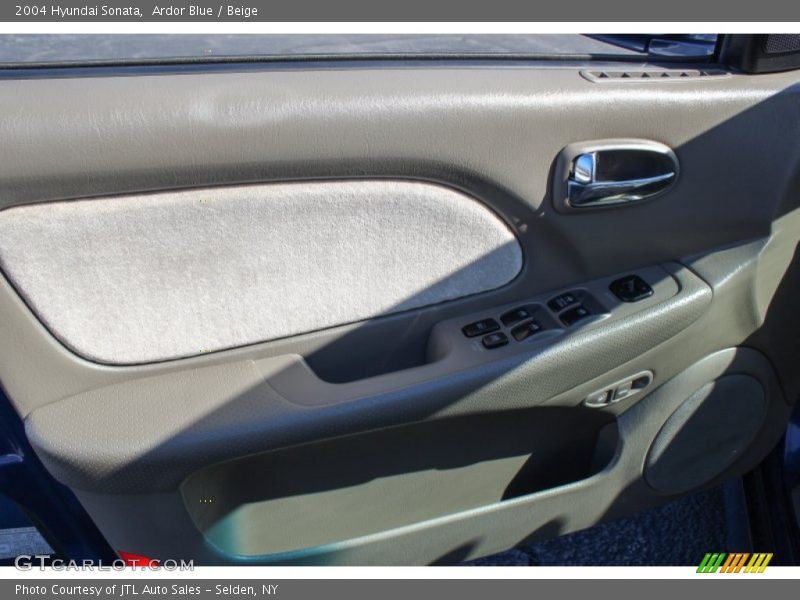 Ardor Blue / Beige 2004 Hyundai Sonata