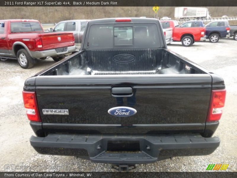 Black / Medium Dark Flint 2011 Ford Ranger XLT SuperCab 4x4