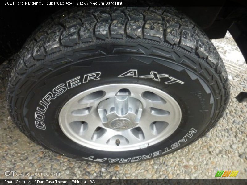 Black / Medium Dark Flint 2011 Ford Ranger XLT SuperCab 4x4