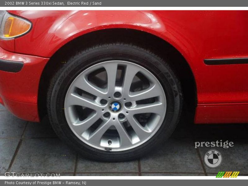 Electric Red / Sand 2002 BMW 3 Series 330xi Sedan