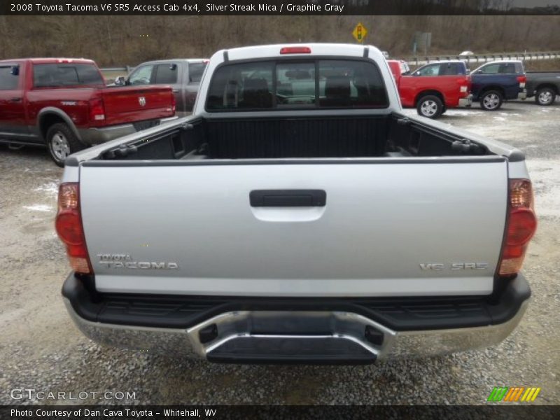 Silver Streak Mica / Graphite Gray 2008 Toyota Tacoma V6 SR5 Access Cab 4x4