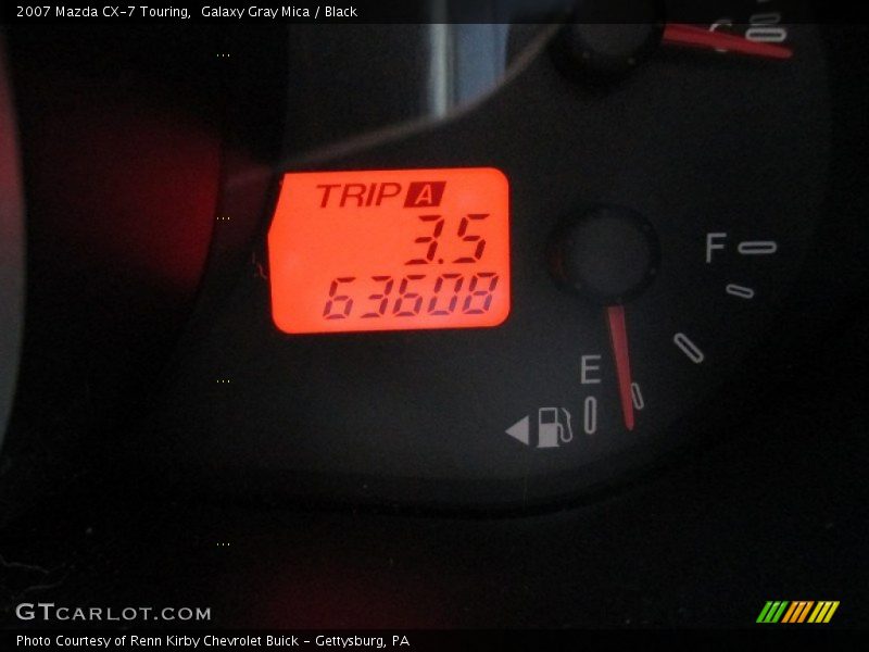 Galaxy Gray Mica / Black 2007 Mazda CX-7 Touring