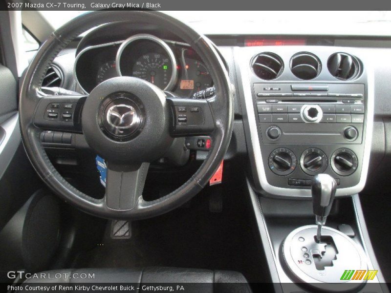 Galaxy Gray Mica / Black 2007 Mazda CX-7 Touring