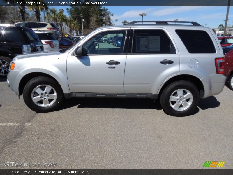 Ingot Silver Metallic / Charcoal Black 2012 Ford Escape XLT