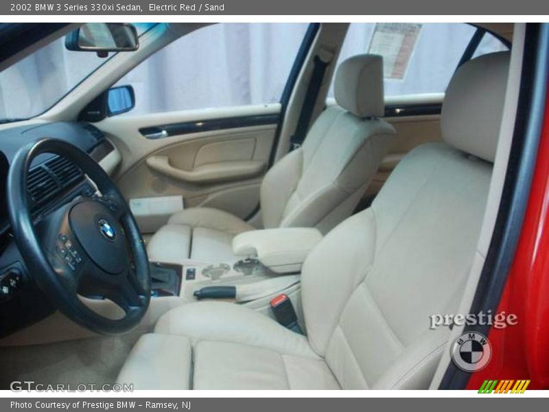 Electric Red / Sand 2002 BMW 3 Series 330xi Sedan