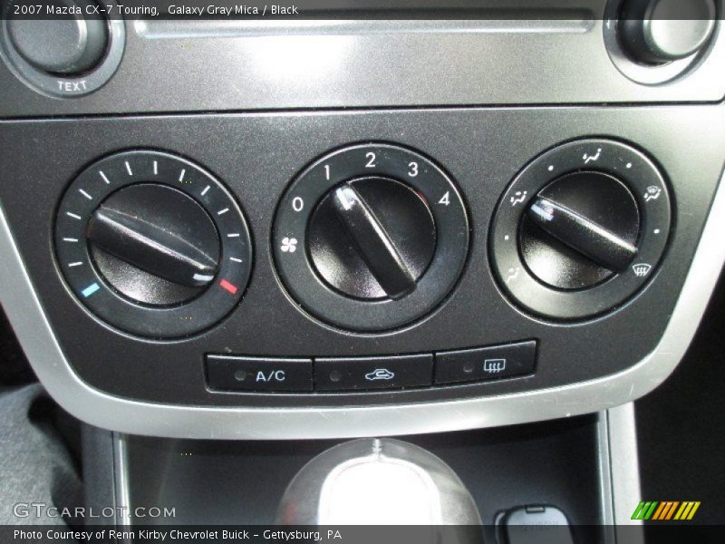 Galaxy Gray Mica / Black 2007 Mazda CX-7 Touring