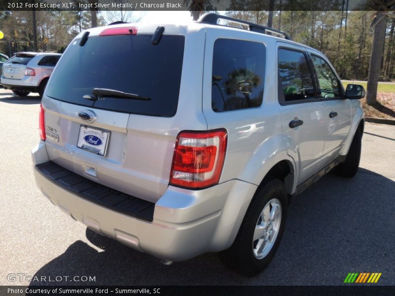 Ingot Silver Metallic / Charcoal Black 2012 Ford Escape XLT