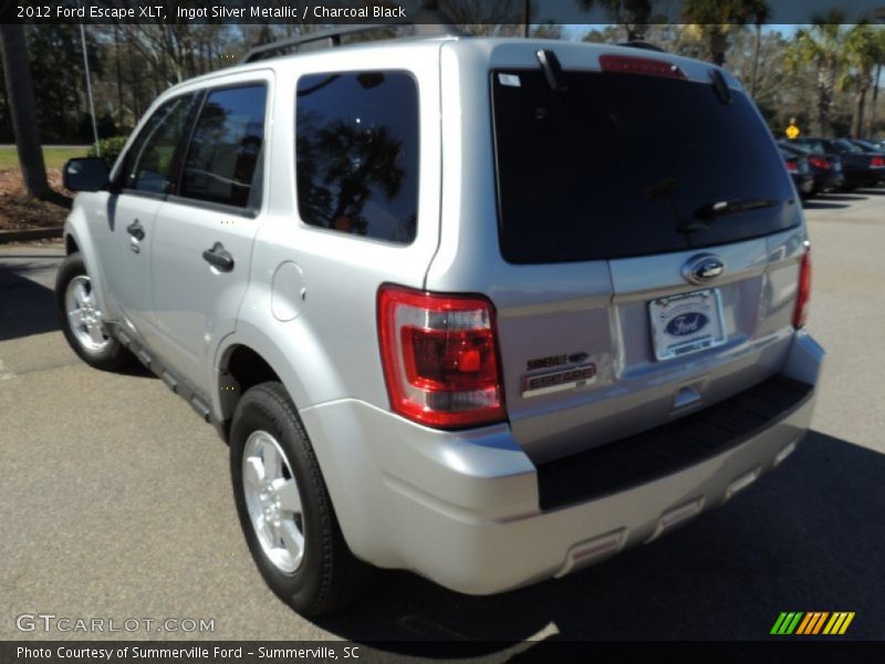 Ingot Silver Metallic / Charcoal Black 2012 Ford Escape XLT