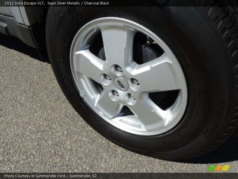 Ingot Silver Metallic / Charcoal Black 2012 Ford Escape XLT
