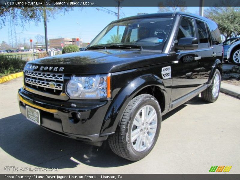 Santorini Black / Ebony 2010 Land Rover LR4 HSE