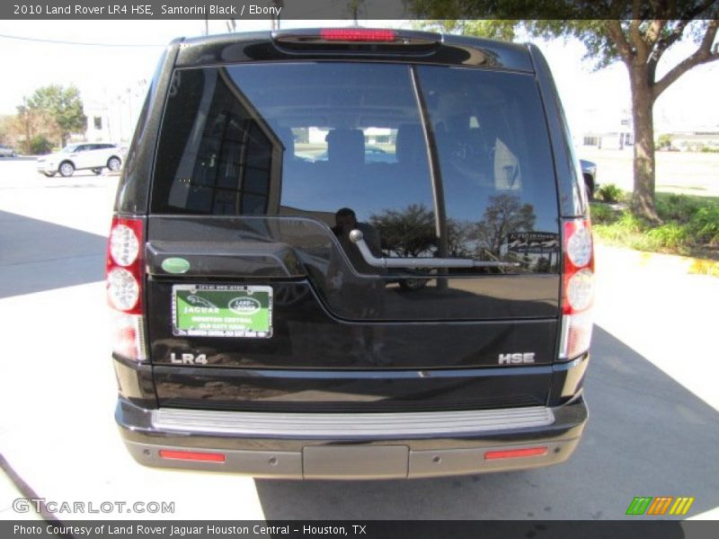 Santorini Black / Ebony 2010 Land Rover LR4 HSE