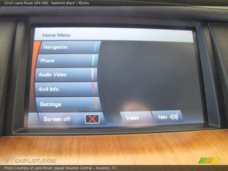 Santorini Black / Ebony 2010 Land Rover LR4 HSE