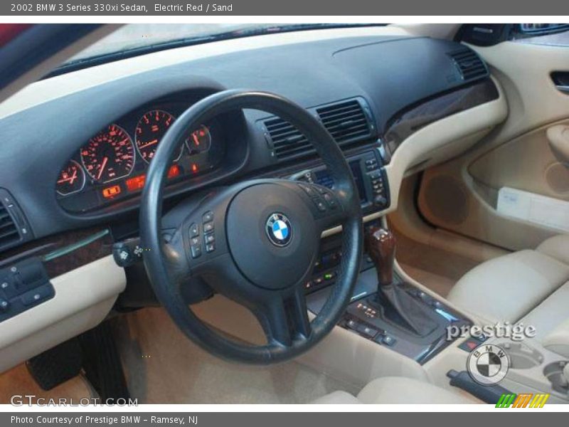 Electric Red / Sand 2002 BMW 3 Series 330xi Sedan