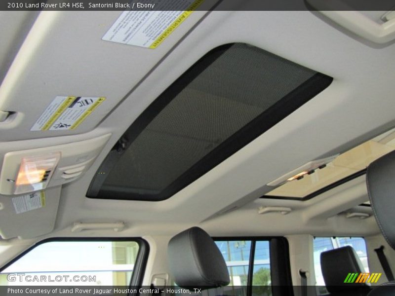 Santorini Black / Ebony 2010 Land Rover LR4 HSE