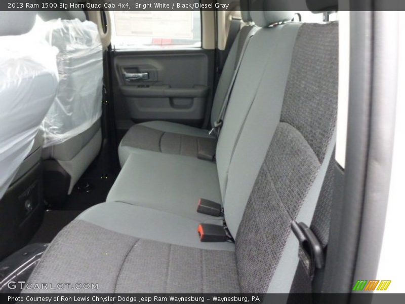 Bright White / Black/Diesel Gray 2013 Ram 1500 Big Horn Quad Cab 4x4