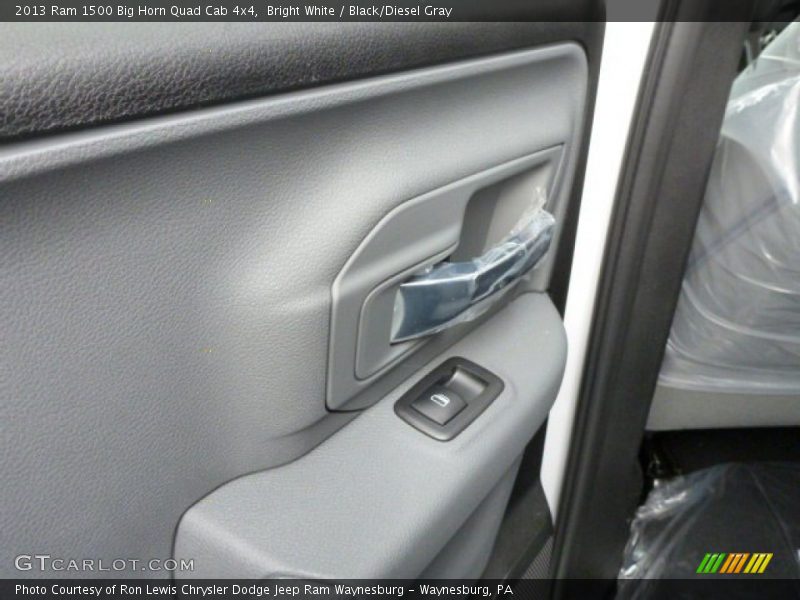 Bright White / Black/Diesel Gray 2013 Ram 1500 Big Horn Quad Cab 4x4