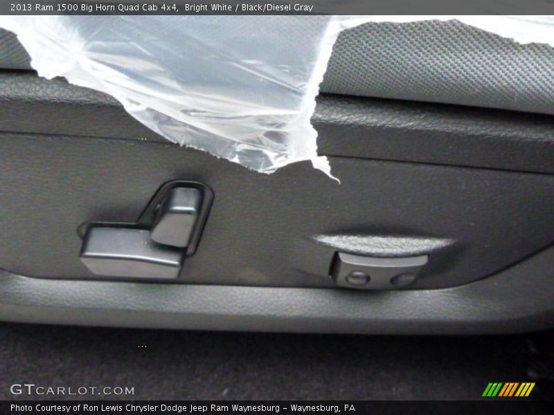 Bright White / Black/Diesel Gray 2013 Ram 1500 Big Horn Quad Cab 4x4