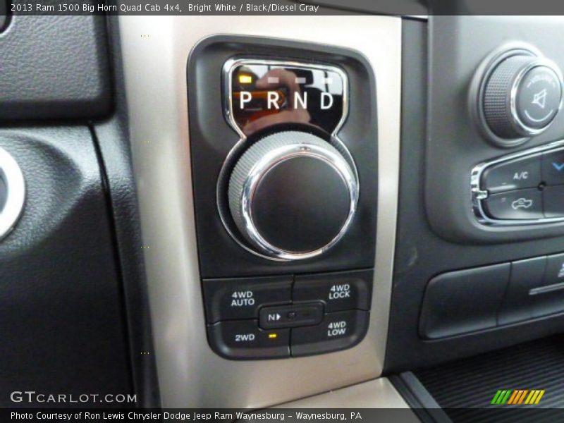 Bright White / Black/Diesel Gray 2013 Ram 1500 Big Horn Quad Cab 4x4