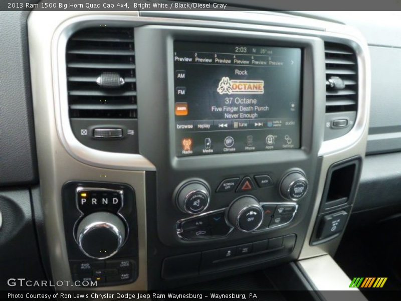 Bright White / Black/Diesel Gray 2013 Ram 1500 Big Horn Quad Cab 4x4