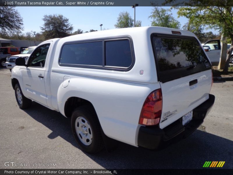 Super White / Graphite Gray 2005 Toyota Tacoma Regular Cab