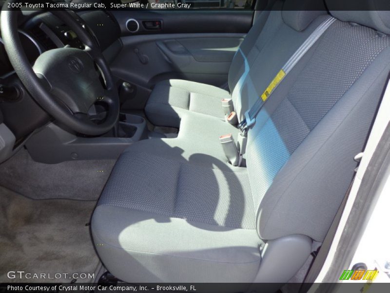 Front Seat of 2005 Tacoma Regular Cab
