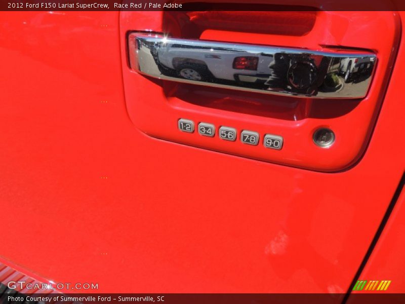Race Red / Pale Adobe 2012 Ford F150 Lariat SuperCrew