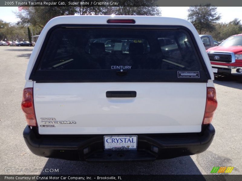 Super White / Graphite Gray 2005 Toyota Tacoma Regular Cab