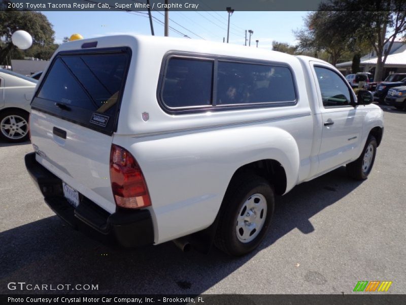 Super White / Graphite Gray 2005 Toyota Tacoma Regular Cab