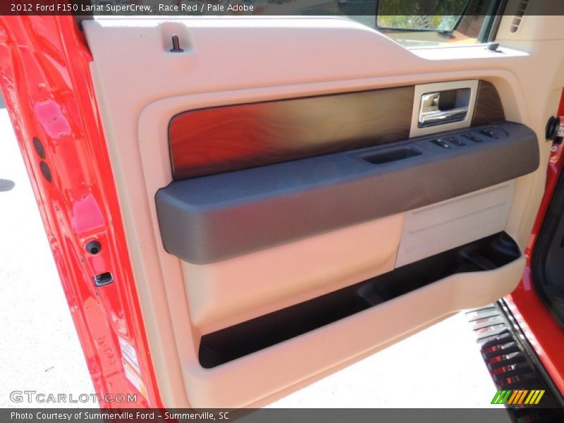 Race Red / Pale Adobe 2012 Ford F150 Lariat SuperCrew