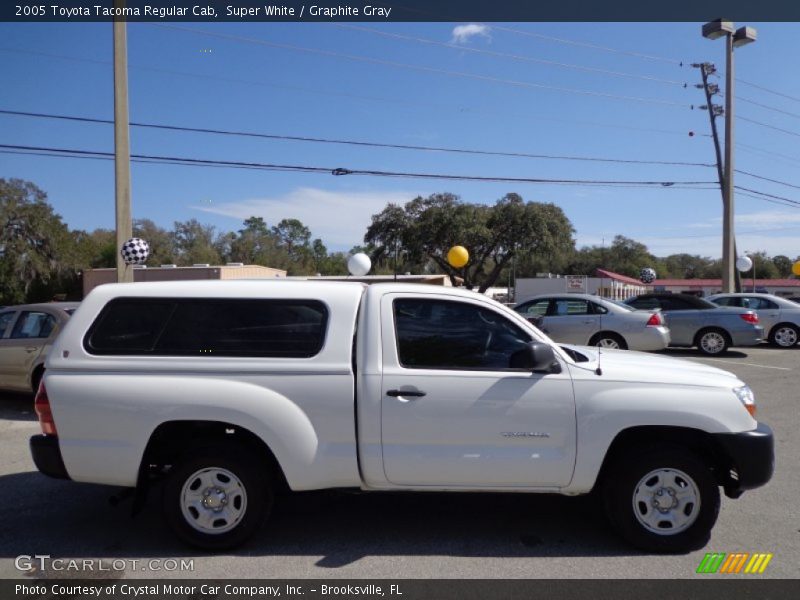 Super White / Graphite Gray 2005 Toyota Tacoma Regular Cab