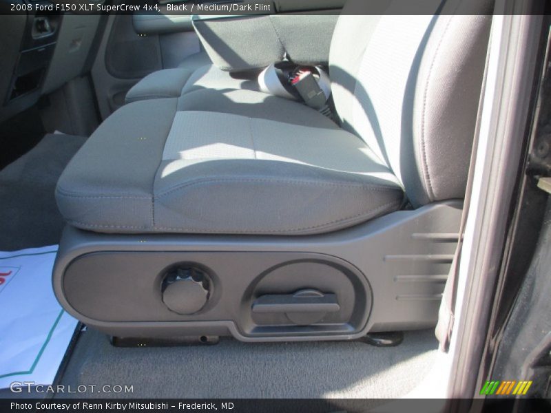 Black / Medium/Dark Flint 2008 Ford F150 XLT SuperCrew 4x4