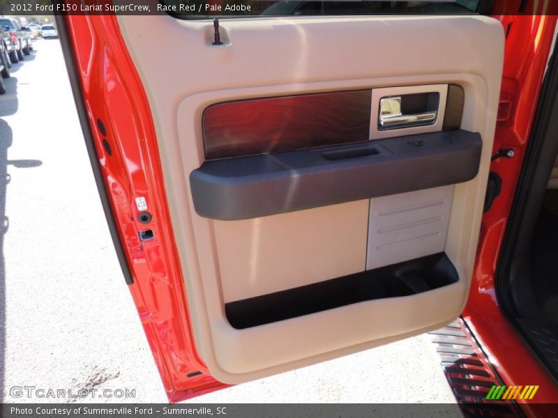 Race Red / Pale Adobe 2012 Ford F150 Lariat SuperCrew
