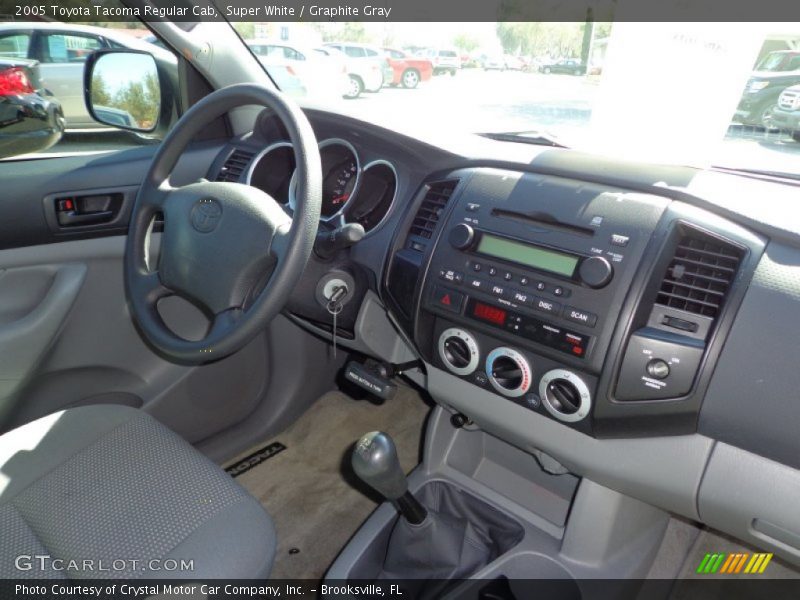 Super White / Graphite Gray 2005 Toyota Tacoma Regular Cab