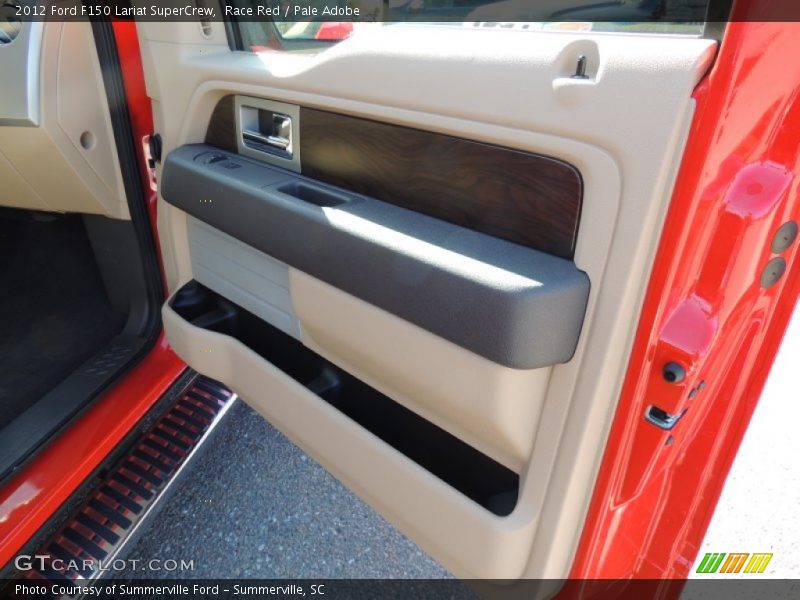 Race Red / Pale Adobe 2012 Ford F150 Lariat SuperCrew